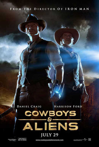 Cowboys & Aliens 11 x 17 Movie Poster - Style D