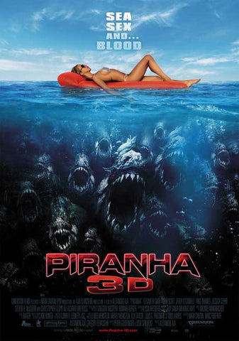 Piranha 3-D 11 x 17 Movie Poster - Style C