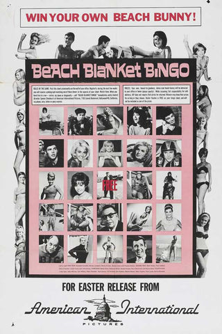 Beach Blanket Bingo 11 x 17 Movie Poster - Style B