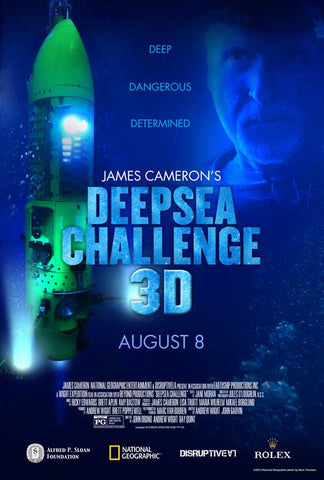 Deepsea Challenge 3D 27 x 40 Movie Poster - Style A