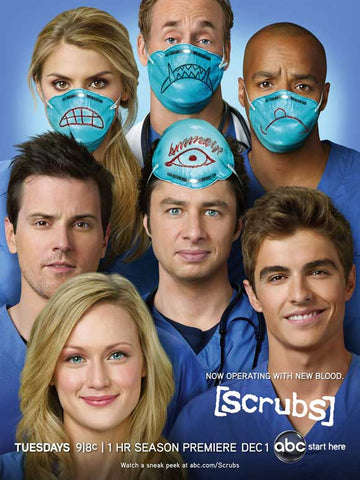 Scrubs (TV) 11 x 17 TV Poster - Style D