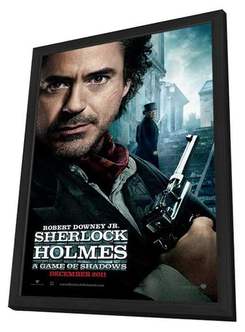 Sherlock Holmes A Game of Shadows 11 x 17 Movie Poster - Style A - in Deluxe Aluminum Frame