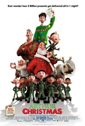 Arthur Christmas Movie Poster Print