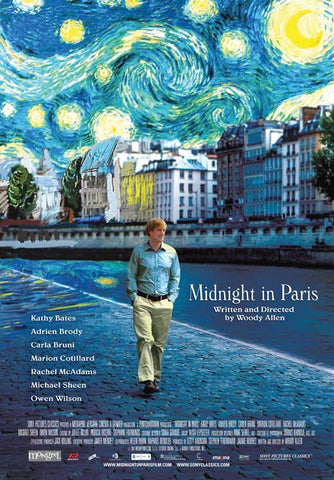 Midnight in Paris 27 x 40 Movie Poster - Style A