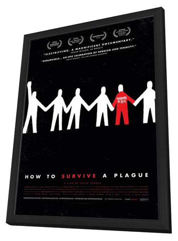 How to Survive a Plague 11 x 17 Movie Poster - Style A - in Deluxe Aluminum Frame