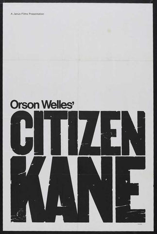 Citizen Kane 27 x 40 Movie Poster - Style D