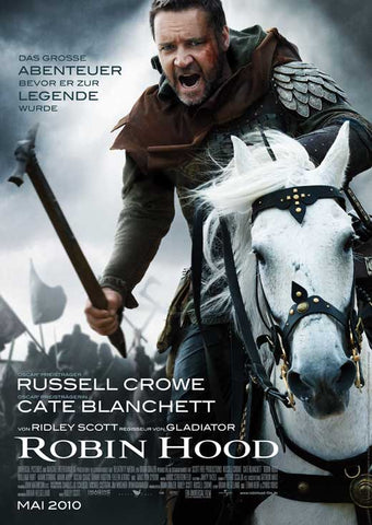 Robin Hood 27 x 40 Movie Poster - German Style B