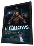 It Follows 11 x 17 Movie Poster - Style A - in Deluxe Aluminum Frame