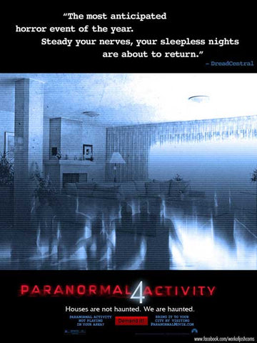Paranormal Activity 4 11 x 17 Movie Poster - Style A