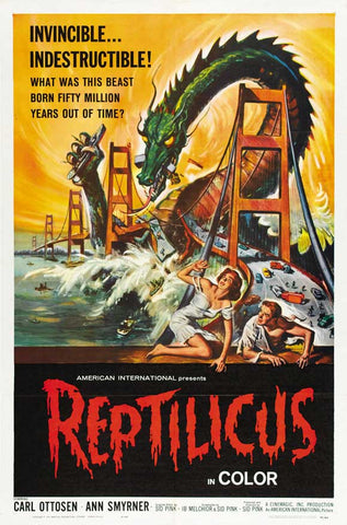 Reptilicus 27 x 40 Movie Poster - Style B