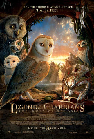 Legend of the Guardians: The Owls of Ga'Hoole 27 x 40 Movie Poster - Style F