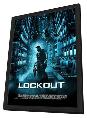 Lockout 11 x 17 Movie Poster - Style B - in Deluxe Aluminum Frame