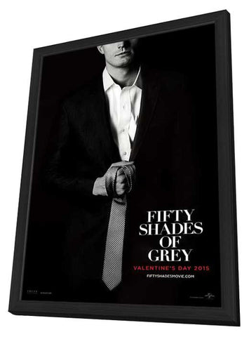 Fifty Shades of Grey 11 x 17 Movie Poster - Style D - in Deluxe Aluminum Frame
