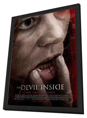 The Devil Inside 11 x 17 Movie Poster - Style A - in Deluxe Aluminum Frame