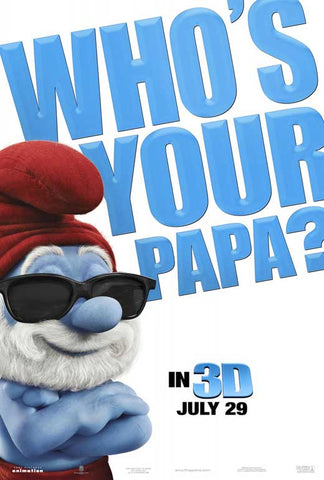 The Smurfs 11 x 17 Movie Poster - UK Style A