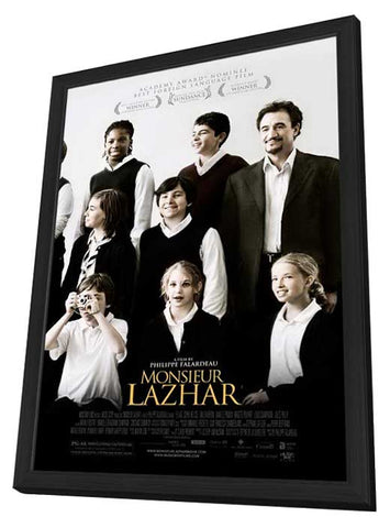 Monsieur Lazhar 11 x 17 Movie Poster - Style A - in Deluxe Aluminum Frame