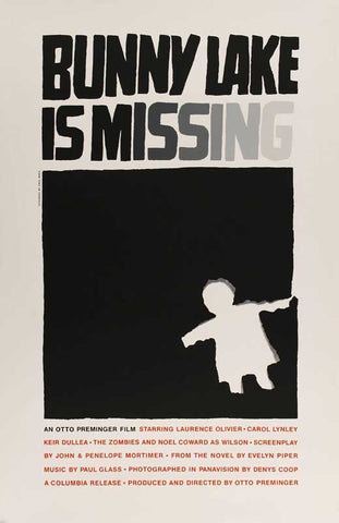 Bunny Lake is Missing 27 x 40 Movie Poster - Style C