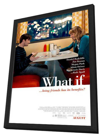 What If 11 x 17 Movie Poster - Style A - in Deluxe Aluminum Frame