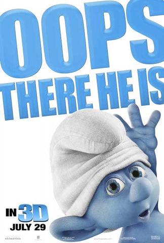 The Smurfs 11 x 17 Movie Poster - UK Style F