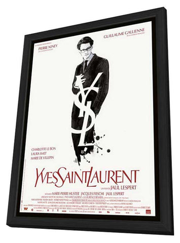 Yves Saint Laurent 11 x 17 Movie Poster - French Style A - in Deluxe Aluminum Frame