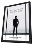 Fifty Shades of Grey 24 x 36 Movie Poster - Style A - in Deluxe Aluminum Frame