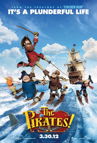 The Pirates! Band of Misfits 27 x 40 Movie Poster - Style A