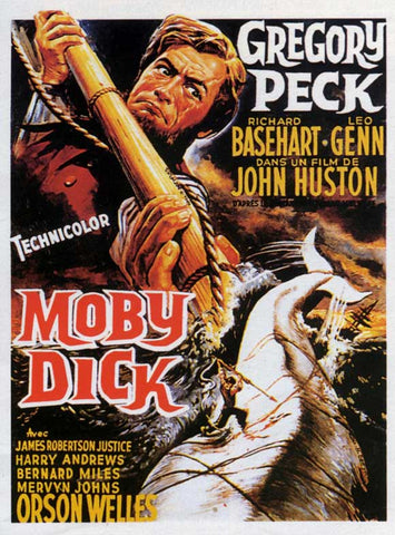 Moby Dick 27 x 40 Movie Poster - French Style A