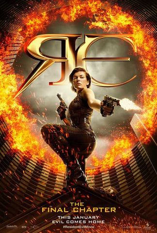 Resident Evil: The Final Chapter 27 x 40 Movie Poster - Style B
