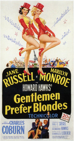 Gentlemen Prefer Blondes 11 x 17 Movie Poster - Style C