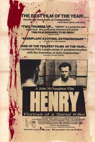Henry: Portrait of a Serial Killer 11 x 17 Movie Poster - Style A