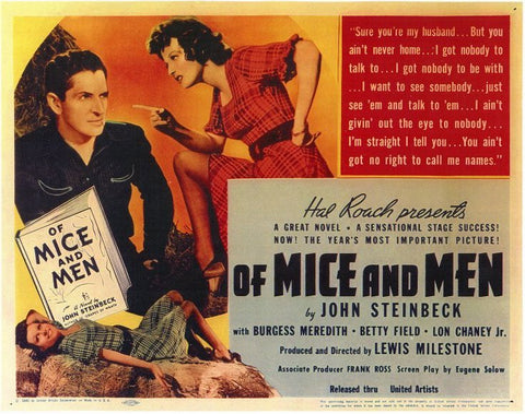 Of Mice and Men 11 x 14 Movie Poster - Style A