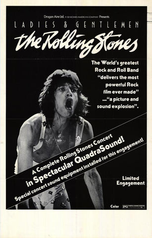 Ladies and Gentlemen the Rolling Stones 11 x 17 Movie Poster - Style A