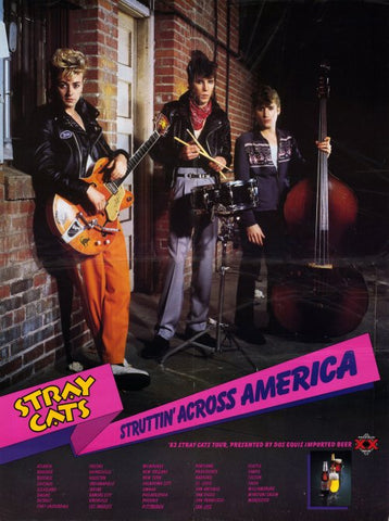Stray Cats 11 x 17 Music Poster - Style A