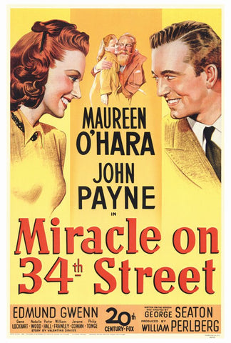 Miracle On 34th Street 27 x 40 Movie Poster - Style A