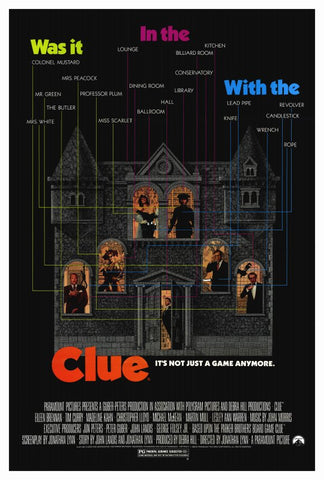 Clue 27 x 40 Movie Poster - Style A