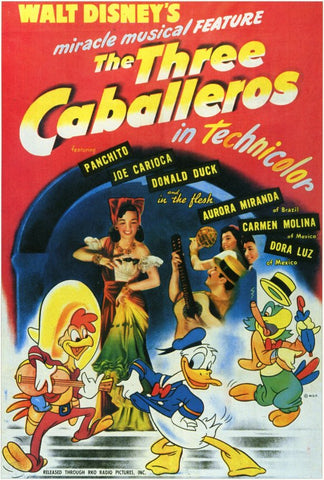 The Three Caballeros 27 x 40 Movie Poster - Style A