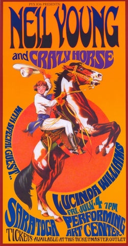 Neil Young and Crazy Horse 11 x 17 Music Poster - Style A