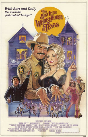 The Best Little Whorehouse in Texas 11 x 17 Movie Poster - Style B