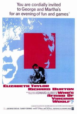 Who's Afraid of Virginia Woolf? 27 x 40 Movie Poster - Style A