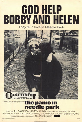 The Panic In Needle Park 27 x 40 Movie Poster - Style A