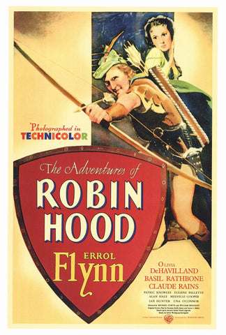 The Adventures of Robin Hood 27 x 40 Movie Poster - Style A