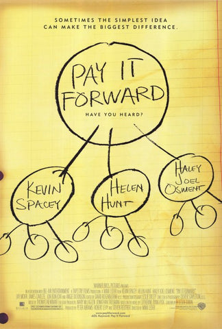Pay It Forward 27 x 40 Movie Poster - Style A