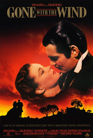Gone With The Wind 27 x 40 Movie Poster - Style B