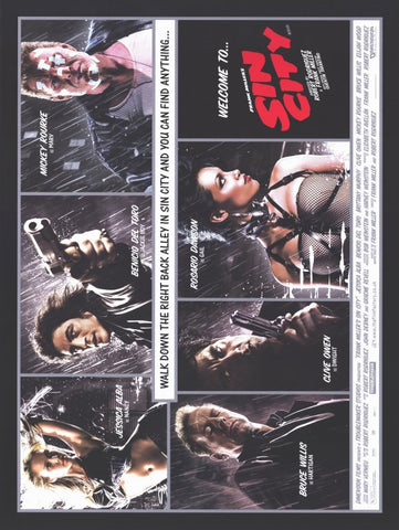 Sin City 11 x 17 Movie Poster - Style O