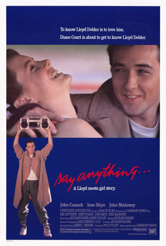 Say Anything 27 x 40 Movie Poster - Style A