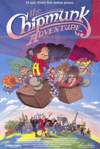 The Chipmunk Adventure 27 x 40 Movie Poster - Style A