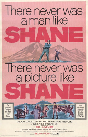 Shane 11 x 17 Movie Poster - Style E