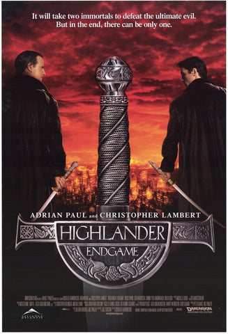 Highlander: Endgame 27 x 40 Movie Poster - Style A