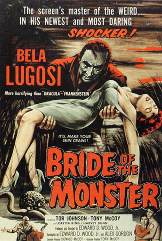 Bride of the Monster 27 x 40 Movie Poster - Style B