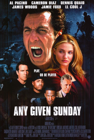 Any Given Sunday 27 x 40 Movie Poster - Style C